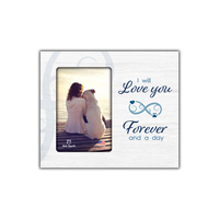 Thumbnail for Vertical Wood Frame - I will love you forever and a day