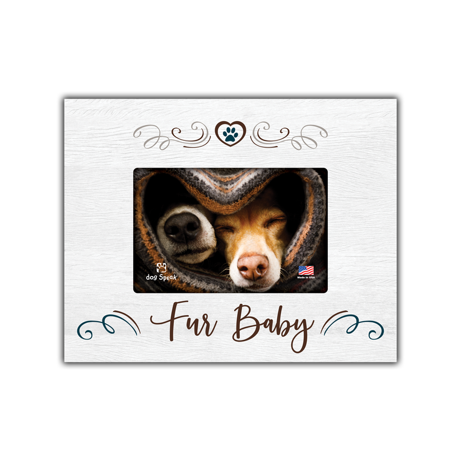 Horizontal Wood Frame - Fur Baby